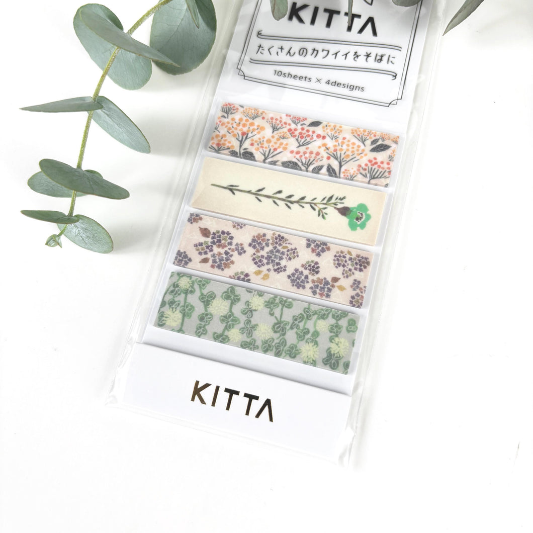 KITTA -Flower 4- from Japan masking tape sticker