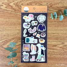 Lade das Bild in den Galerie-Viewer, Miki Tamura washi sticker -Forest Stamp Autumn Winter- from Japan
