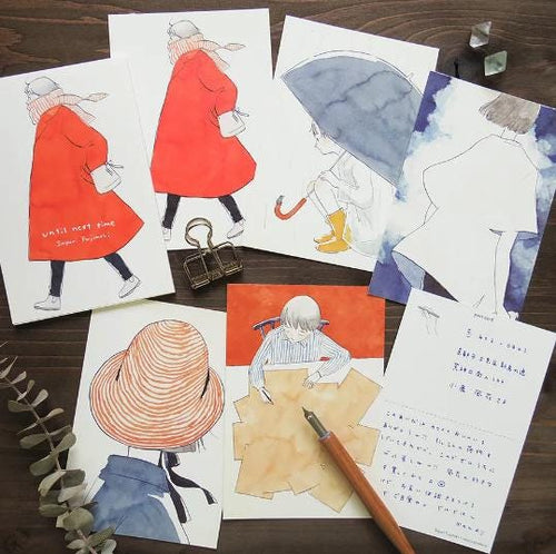 Sayuri Fugimaki Post card set -until next time- cozyca products hyougensha