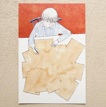 Load image into Gallery viewer, Sayuri Fugimaki Post card set -until next time- cozyca products hyougensha
