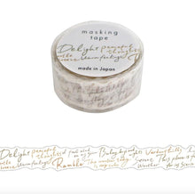 Charger l&#39;image dans la galerie, Drawing Masking Tape Die Cut -Letter- from Japan by mind wave Washi tape
