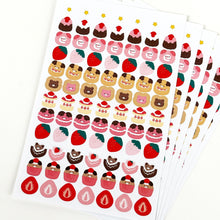 Carica l&#39;immagine nel visualizzatore di Gallery, Mark seal mini sticker -Strawberry Animal Sweets-
