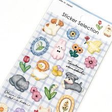 Load image into Gallery viewer, Sticker selection -Bread and Sweets/Animal and Flower- sticker from Japan by GAIA
