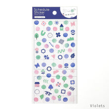 Load image into Gallery viewer, Schedule Sticker -Geometric pattern- from Japan by GAIA

