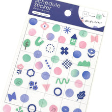 Load image into Gallery viewer, Schedule Sticker -Geometric pattern- from Japan by GAIA
