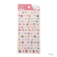 Lade das Bild in den Galerie-Viewer, Schedule Sticker "Pink/Mint- from Japan by GAIA
