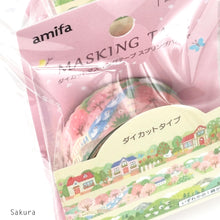 Lade das Bild in den Galerie-Viewer, Die cut masking tape -Spring Panorama- Washi tape
