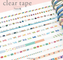 Lade das Bild in den Galerie-Viewer, Clear tape Pop Icon -Flower2- gold foil clear tape by mind wave from Japan
