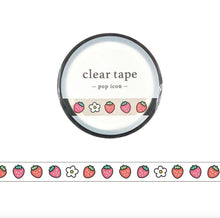 Lade das Bild in den Galerie-Viewer, Clear tape Pop Icon-Strawberry- by mind wave from Japan
