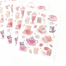 Lade das Bild in den Galerie-Viewer, Masking Die Cut Sticker -Sakura tour sweets- from Japan by Kyowa
