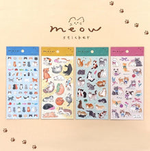 Lade das Bild in den Galerie-Viewer, meow sticker from Japan by GAIA cat sticker

