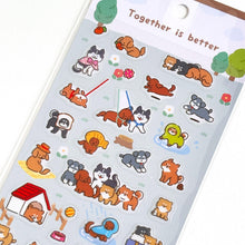 Load image into Gallery viewer, Together is better Sticker -Dog Sticker-
