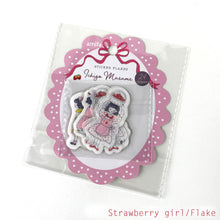 Load image into Gallery viewer, Strawberry girl and Cherry girl sticker
