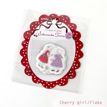 Load image into Gallery viewer, Strawberry girl and Cherry girl sticker
