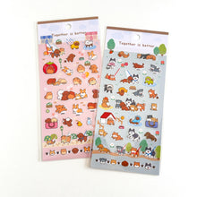 Load image into Gallery viewer, Together is better Sticker -Dog Sticker-
