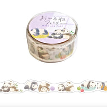 Carica l'immagine nel visualizzatore di Gallery, Nap time family -The Sasamura family- masking tape by mind wave from Japan Panda washi tape
