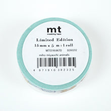 Lade das Bild in den Galerie-Viewer, mt Limited Edition -miho miyaudhi animals- washi tape masking tape kamoi
