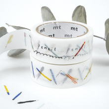 Lade das Bild in den Galerie-Viewer, mt Limited Edition -miki tamura pencil- washi tape masking tape kamoi
