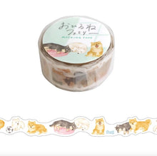 Lade das Bild in den Galerie-Viewer, Nap time family -The Shibata family- masking tape by mind wave from Japan Shibainu dog washi tape
