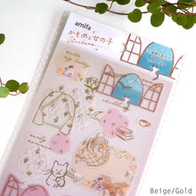 Load image into Gallery viewer, Seagull and girl Sticker 2Sheets set from Japan by GAIA
