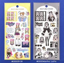 Lade das Bild in den Galerie-Viewer, MULTI GIRLS STICKER from Japan by Gaia
