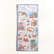 Carica l'immagine nel visualizzatore di Gallery, Cozy cat days Sticker from Japan by mind wave
