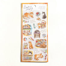Carica l'immagine nel visualizzatore di Gallery, Cozy cat days Sticker from Japan by mind wave
