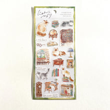 Carica l'immagine nel visualizzatore di Gallery, Cozy cat days Sticker from Japan by mind wave
