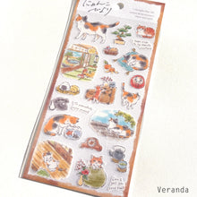 Carica l'immagine nel visualizzatore di Gallery, Cozy cat days Sticker from Japan by mind wave
