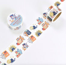Lade das Bild in den Galerie-Viewer, Ob1 Gold foil masking tape -SUPERMARKET Nyan Nyan MART By Papier Platz obiwan obione washi tape
