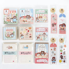 Charger l'image dans la galerie, Kumazawa shoten×Furukawashiko limited edition -Cafe stroll- Clear Bookmarker The 7th From Japan
