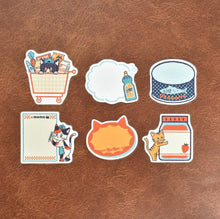 Load image into Gallery viewer, Ob1 Flake Sticky Note -SUPERMARKET Nyan Nyan MART By Papier Platz obiwan obione
