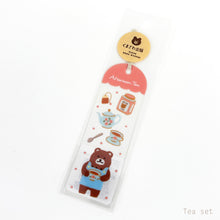 Charger l'image dans la galerie, Kumazawa shoten×Furukawashiko limited edition -Cafe stroll- Clear Bookmarker The 7th From Japan
