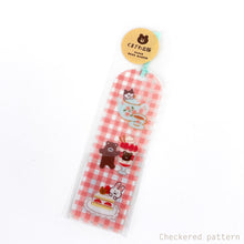 Charger l'image dans la galerie, Kumazawa shoten×Furukawashiko limited edition -Cafe stroll- Clear Bookmarker The 7th From Japan

