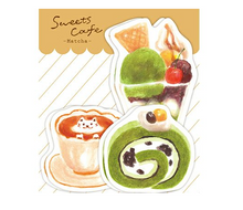 Carica l&#39;immagine nel visualizzatore di Gallery, Mini letter set &quot;Sweets Cafe&quot;(Matcha)
