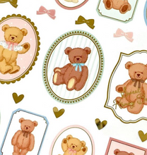 Carica l&#39;immagine nel visualizzatore di Gallery, Sticker Selection &quot;Sweet Honey Bear&quot;(Heart Bear/Frame Bear)
