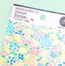 Carica l&#39;immagine nel visualizzatore di Gallery, Uncut Sticker &quot;Floral pattern&quot; washi sticker
