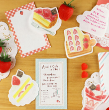 Charger l&#39;image dans la galerie, Mini letter set &quot;Fruit parlor berry&quot; (Strawberry sponge cake)
