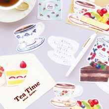 Charger l&#39;image dans la galerie, Die Cut Mini letter set &quot;Otome time/Tea time(Berry) &quot;
