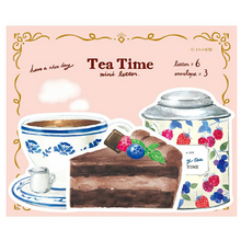 Charger l&#39;image dans la galerie, Die Cut Mini letter set &quot;Otome time/Tea time(Berry) &quot;
