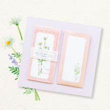 Lade das Bild in den Galerie-Viewer, Ippitsu sen(一筆箋)&quot;Otome time/Daisy&quot; Letter set
