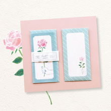 Charger l&#39;image dans la galerie, Ippitsu sen(一筆箋)&quot;Otome time/Rose&quot; Letter set
