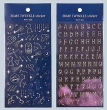 Charger l&#39;image dans la galerie, SOME TWINKLE sticker&quot;Astronomical objects motif&quot;
