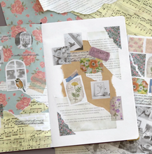 Carica l&#39;immagine nel visualizzatore di Gallery, Tracing Die Cut seal , masking sticker &quot;Collage material&quot;
