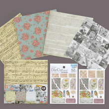 Carica l&#39;immagine nel visualizzatore di Gallery, Tracing Die Cut seal , masking sticker &quot;Collage material&quot;
