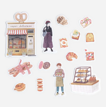 Carica l&#39;immagine nel visualizzatore di Gallery, Flake sticker &quot;LITTLE SHOP/Bakery&quot;
