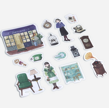 Carica l&#39;immagine nel visualizzatore di Gallery, Flake sticker &quot;LITTLE SHOP/Antique&quot;
