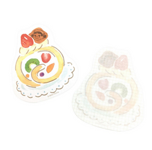 Lade das Bild in den Galerie-Viewer, 2 pattern mini letter &quot;Harapeko kissa(cafe)&quot;-Roll cake-
