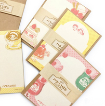 Charger l&#39;image dans la galerie, Mini letter set &quot;Harapeko kissa(cafe)&quot; -Strawberry-
