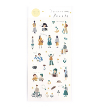 Carica l&#39;immagine nel visualizzatore di Gallery, Miki Tamura washi tape sticker &quot;People&quot;
